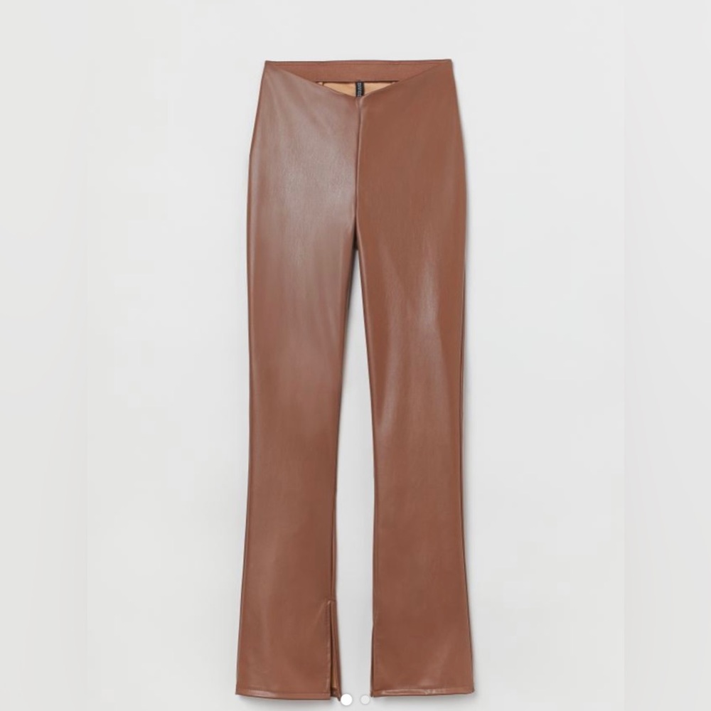 H&M Faux leather pants
